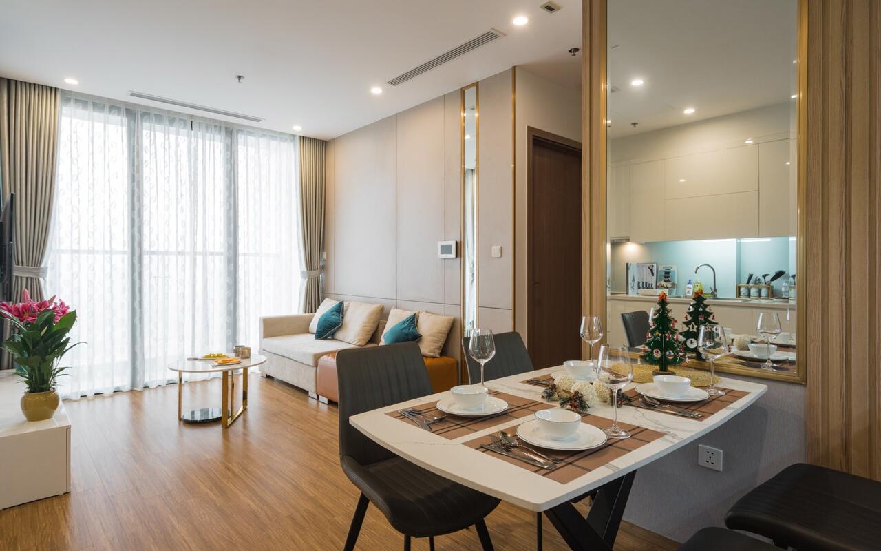 BOM HOMES- VINHOMES SKYLAKE- SERVICE APARTMENt Hanoi Exterior foto